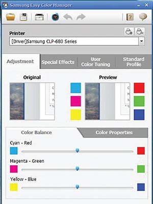 Samsung Easy Color Manager Settings