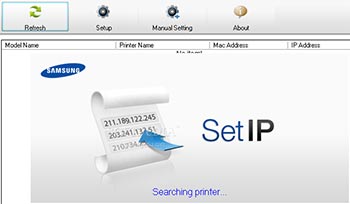 Samsung Set IP Settings